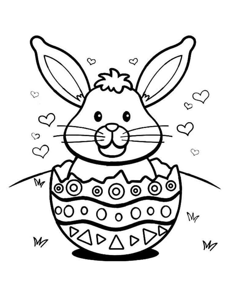 Easter Bunny coloring pages. Free Printable Easter Bunny ...