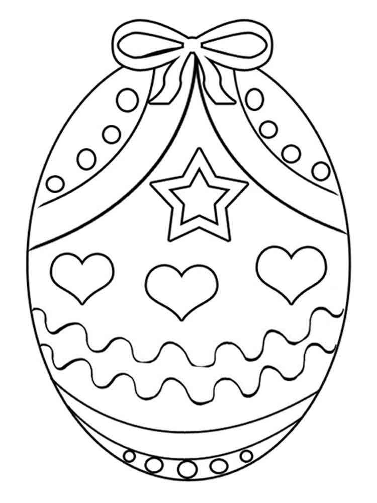 Easter Egg coloring pages. Free Printable Easter Egg ...