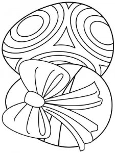 Easter egg coloring page 11 - Free printable