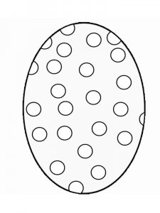 Easter egg coloring page 15 - Free printable