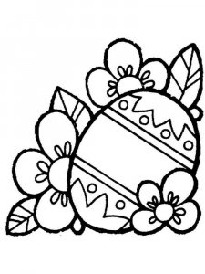 Easter egg coloring page 16 - Free printable