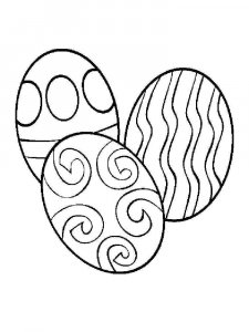 Easter egg coloring page 17 - Free printable