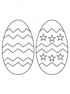 Easter egg coloring page 18 - Free printable