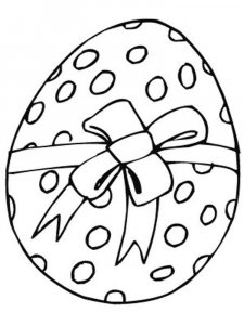 Easter egg coloring page 21 - Free printable