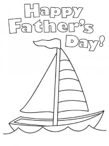Fathers Day coloring page 10 - Free printable
