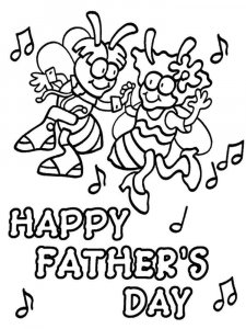 Fathers Day coloring page 14 - Free printable
