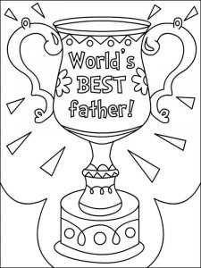 Fathers Day coloring page 19 - Free printable