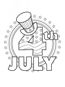 Fourth of July coloring page 11 - Free printable