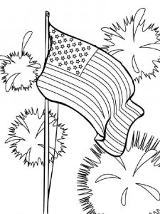 Fourth of July coloring page 12 - Free printable