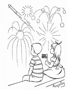 Fourth of July coloring page 14 - Free printable