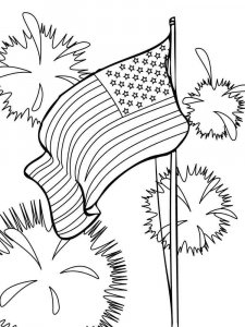 Fourth of July coloring page 9 - Free printable