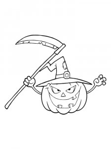 Halloween coloring page 1 - Free printable