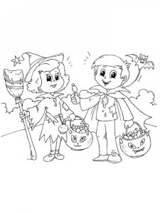 Halloween coloring page 18 - Free printable