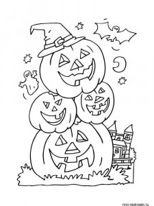Halloween coloring page 34 - Free printable