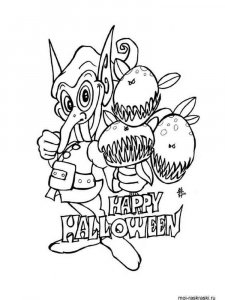 Halloween coloring page 36 - Free printable