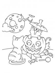 Halloween coloring page 6 - Free printable