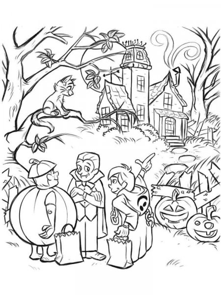 Halloween coloring pages