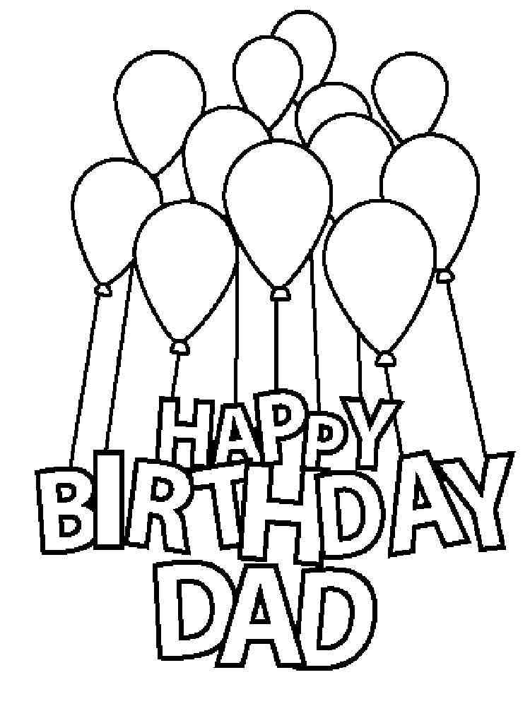 Happy Birthday Coloring Pages