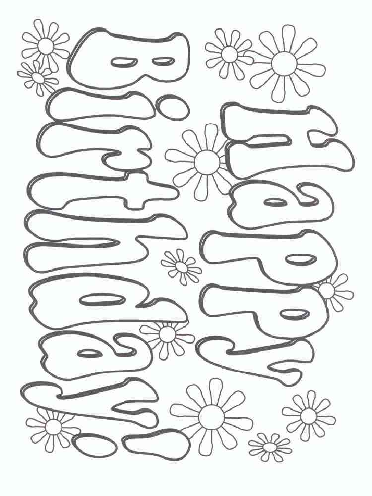 Happy Birthday coloring pages