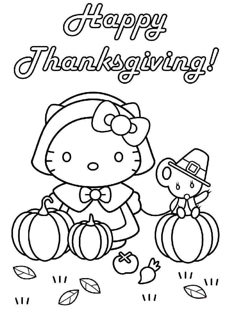 happy thanksgiving coloring pages