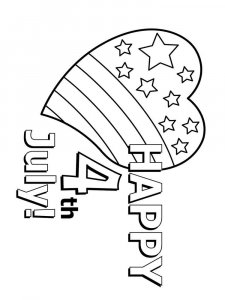 Independence Day coloring page 7 - Free printable