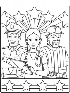 Labor Day coloring page 2 - Free printable