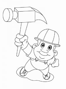 Labor Day coloring page 5 - Free printable