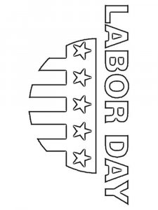 Labor Day coloring page 7 - Free printable