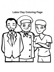 Labor Day coloring page 8 - Free printable