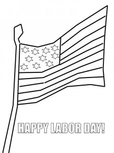 Labor Day coloring page 9 - Free printable