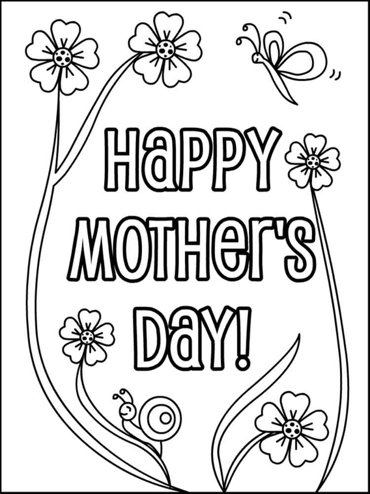 Printable Mother s Day Coloring Pages