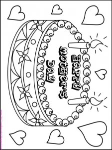 Mothers Day coloring page 15 - Free printable