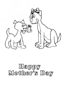 Mothers Day coloring page 20 - Free printable