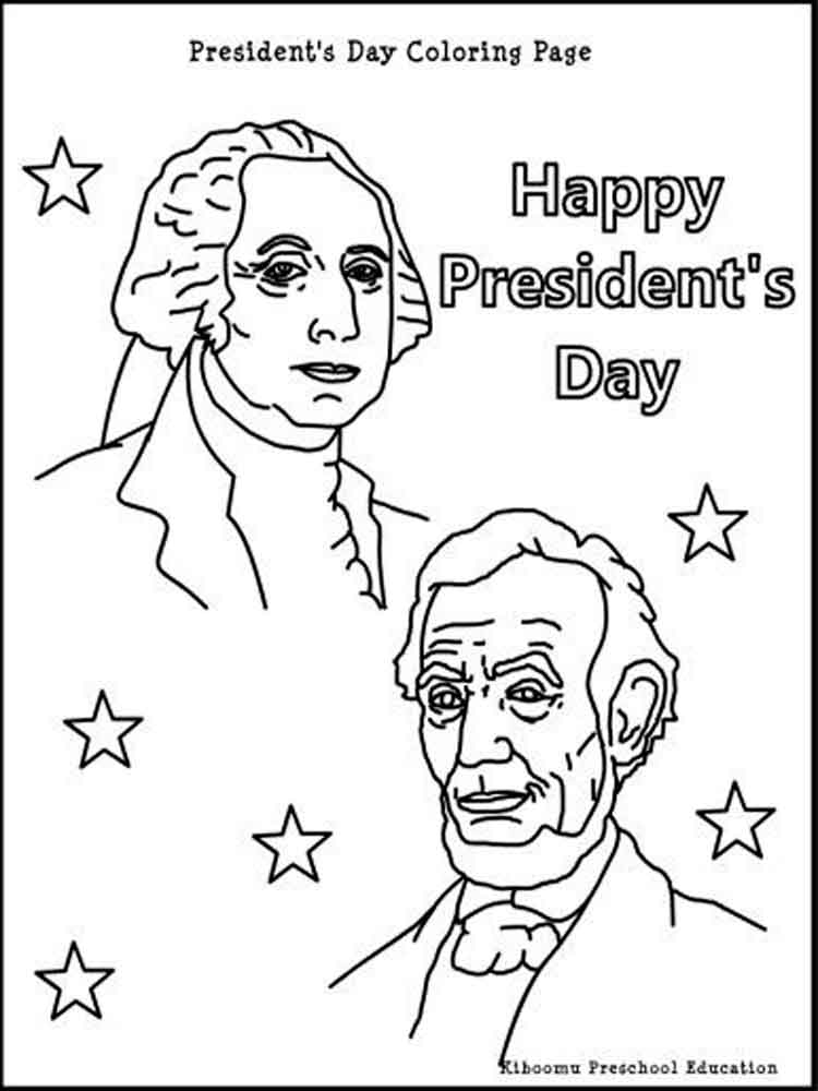 President'S Day Coloring Pages