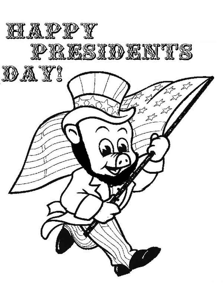 President'S Day Coloring Pages. Free Printable President'S Day Coloring