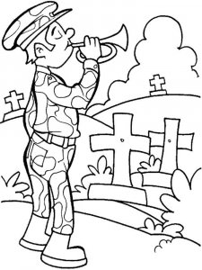 Remembrance Day coloring page 4 - Free printable