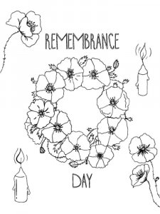Remembrance Day coloring page 6 - Free printable