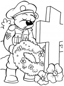 Remembrance Day coloring page 9 - Free printable