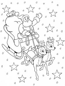 Santa Claus coloring page 31 - Free printable