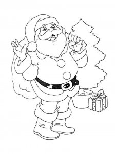 Santa Claus coloring page 40 - Free printable