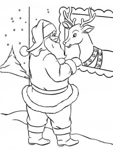 Santa Claus coloring page 41 - Free printable