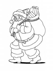 Santa Claus coloring page 42 - Free printable