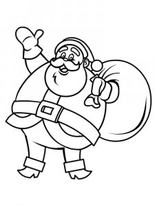 Santa Claus coloring page 43 - Free printable
