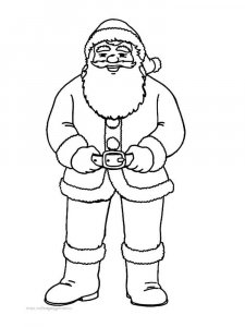 Santa Claus coloring page 44 - Free printable