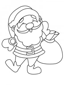 Santa Claus coloring page 46 - Free printable