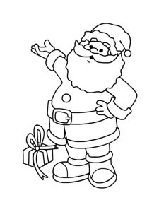 Santa Claus coloring page 48 - Free printable