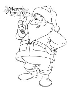 Santa Claus coloring page 49 - Free printable