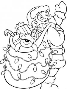 Santa Claus coloring page 33 - Free printable
