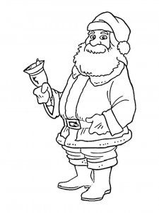 Santa Claus coloring page 34 - Free printable