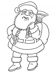 Santa Claus coloring page 35 - Free printable